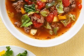 Sweet & Sour Beef-Cabbage Soup