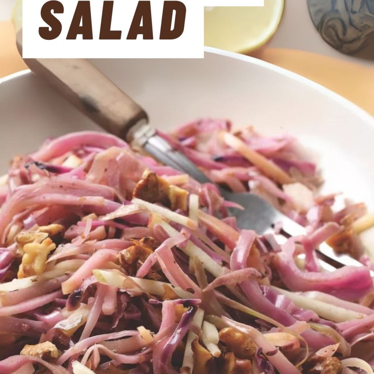 Warm Red Cabbage Salad