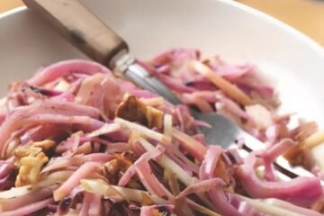 Warm Red Cabbage Salad