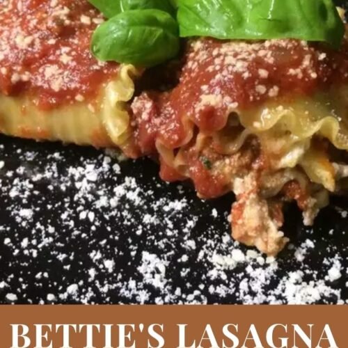 Bettie's Lasagna Roll Ups