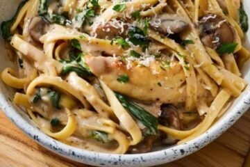 Chicken Marsala Fettuccine