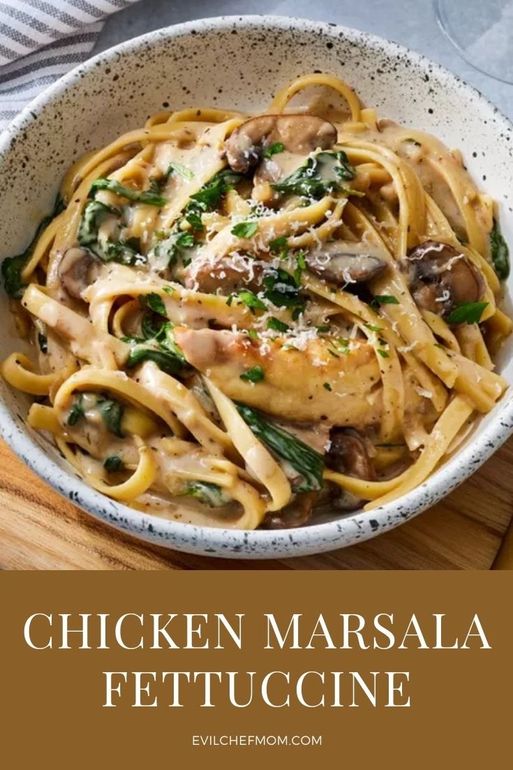 Chicken Marsala Fettuccine