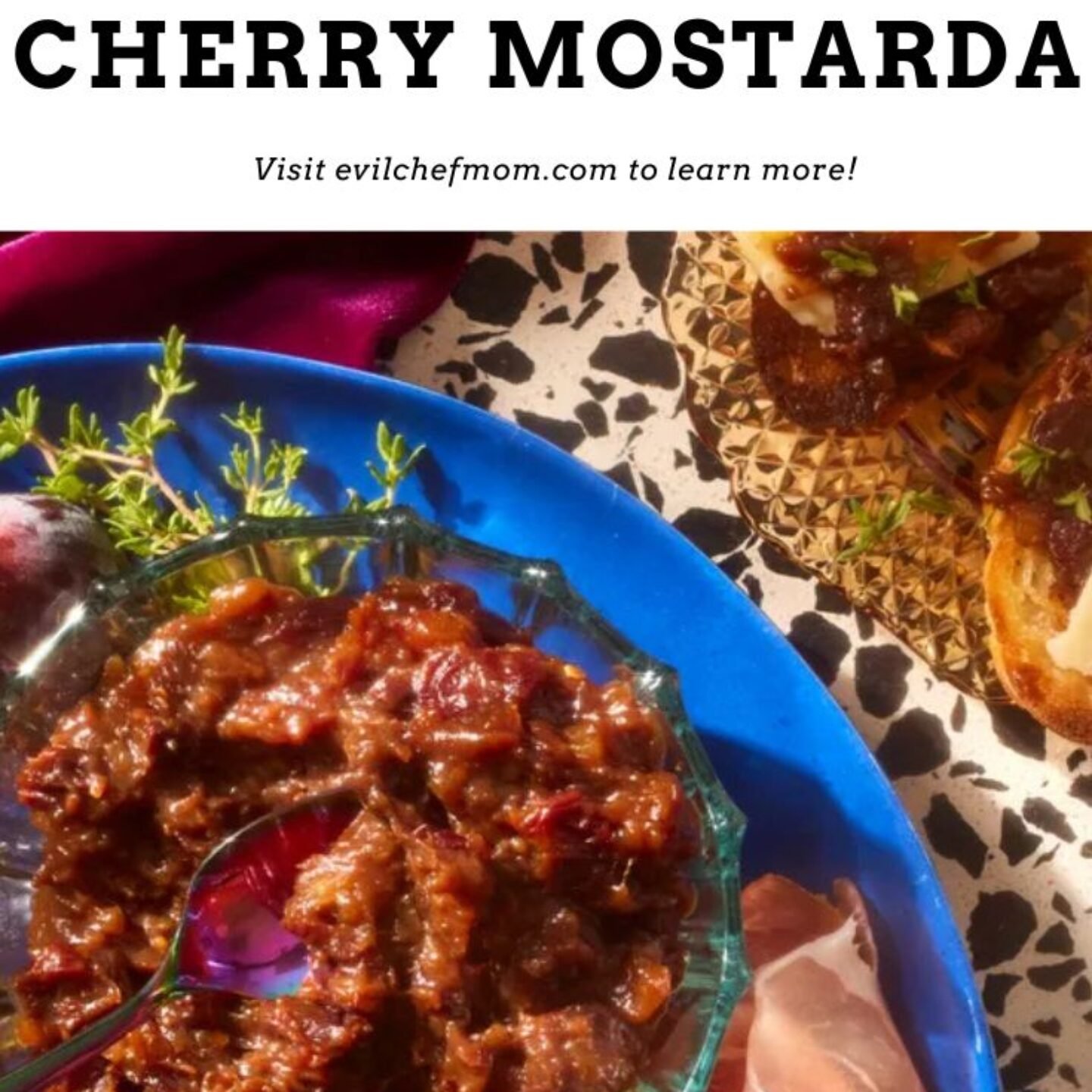 Date and Dried Cherry Mostarda