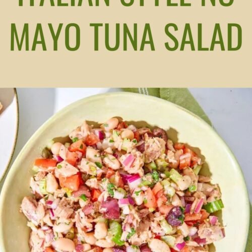 Italian Style No Mayo Tuna Salad