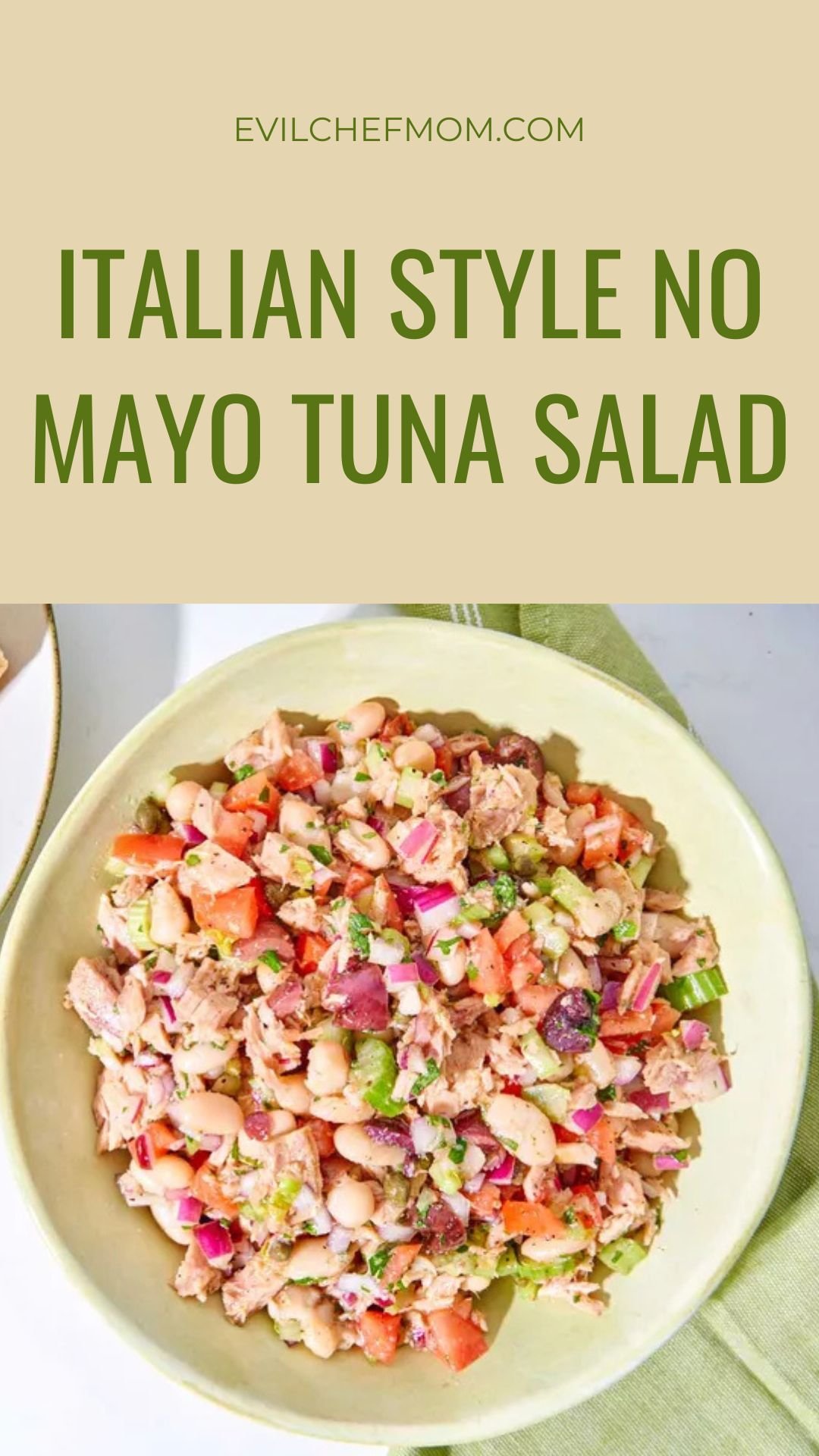 Italian Style No Mayo Tuna Salad