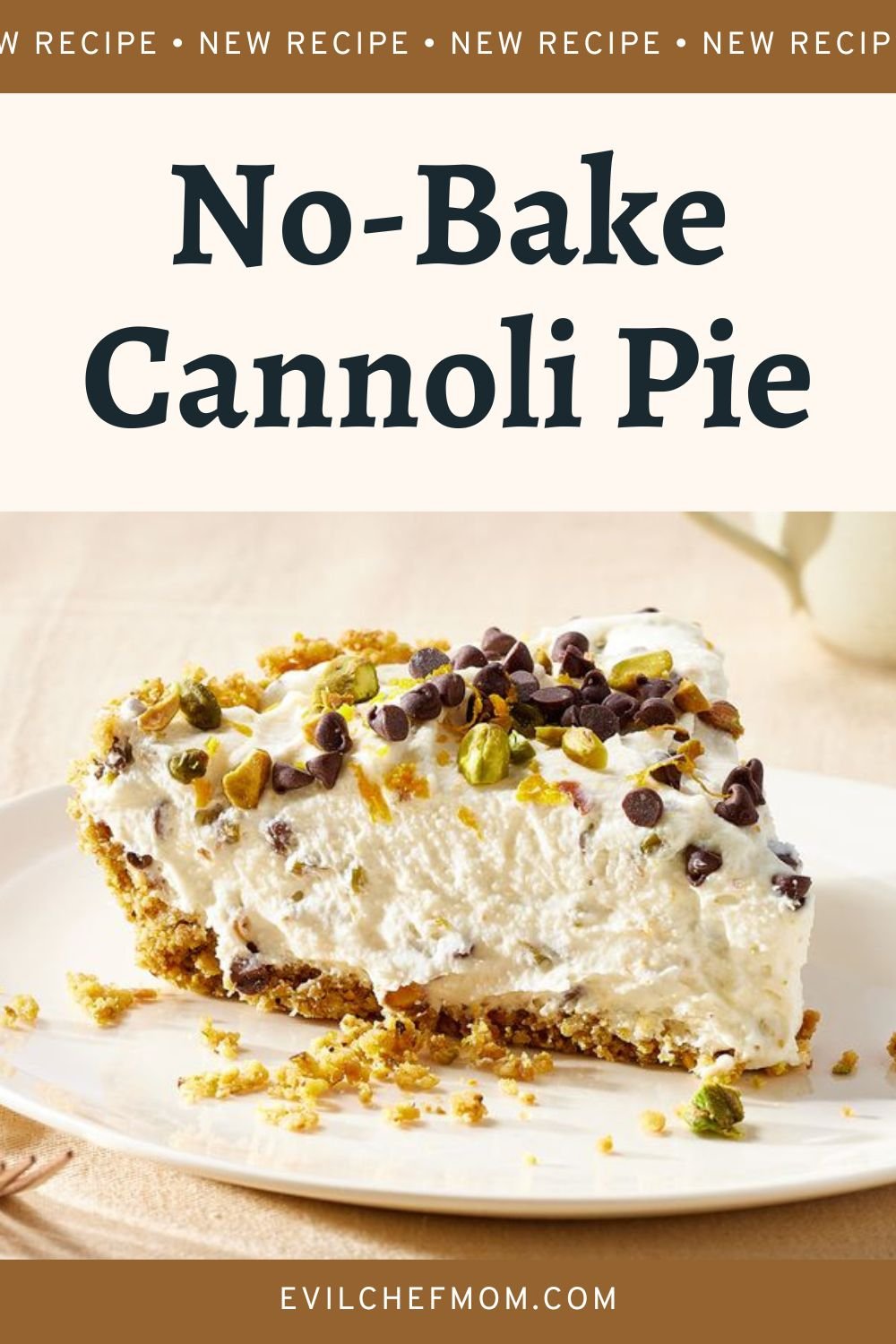 No-Bake Cannoli Pie