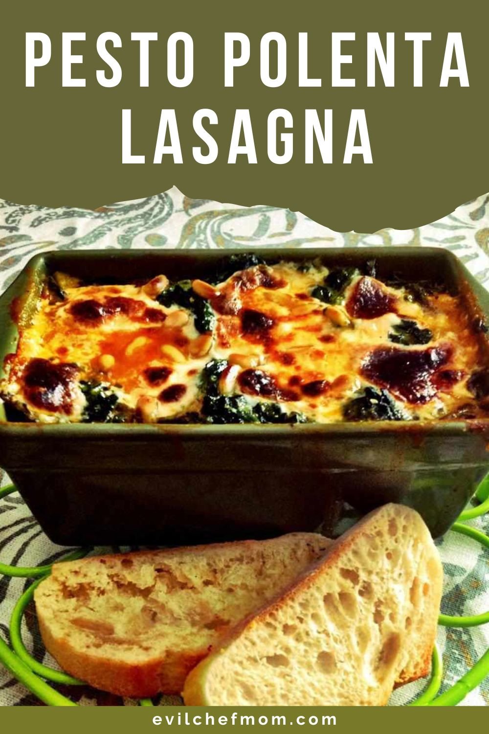 Pesto Polenta Lasagna