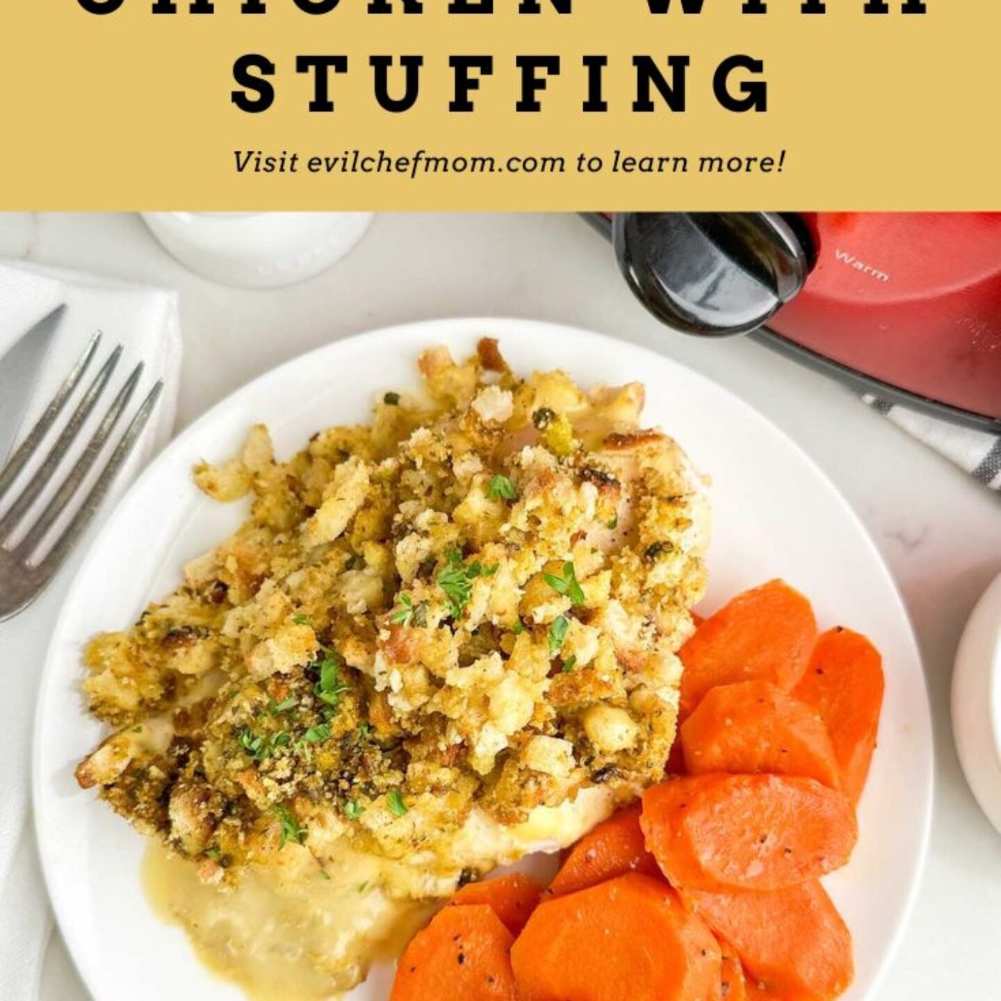 Slow Cooker Chicken with Stuffing