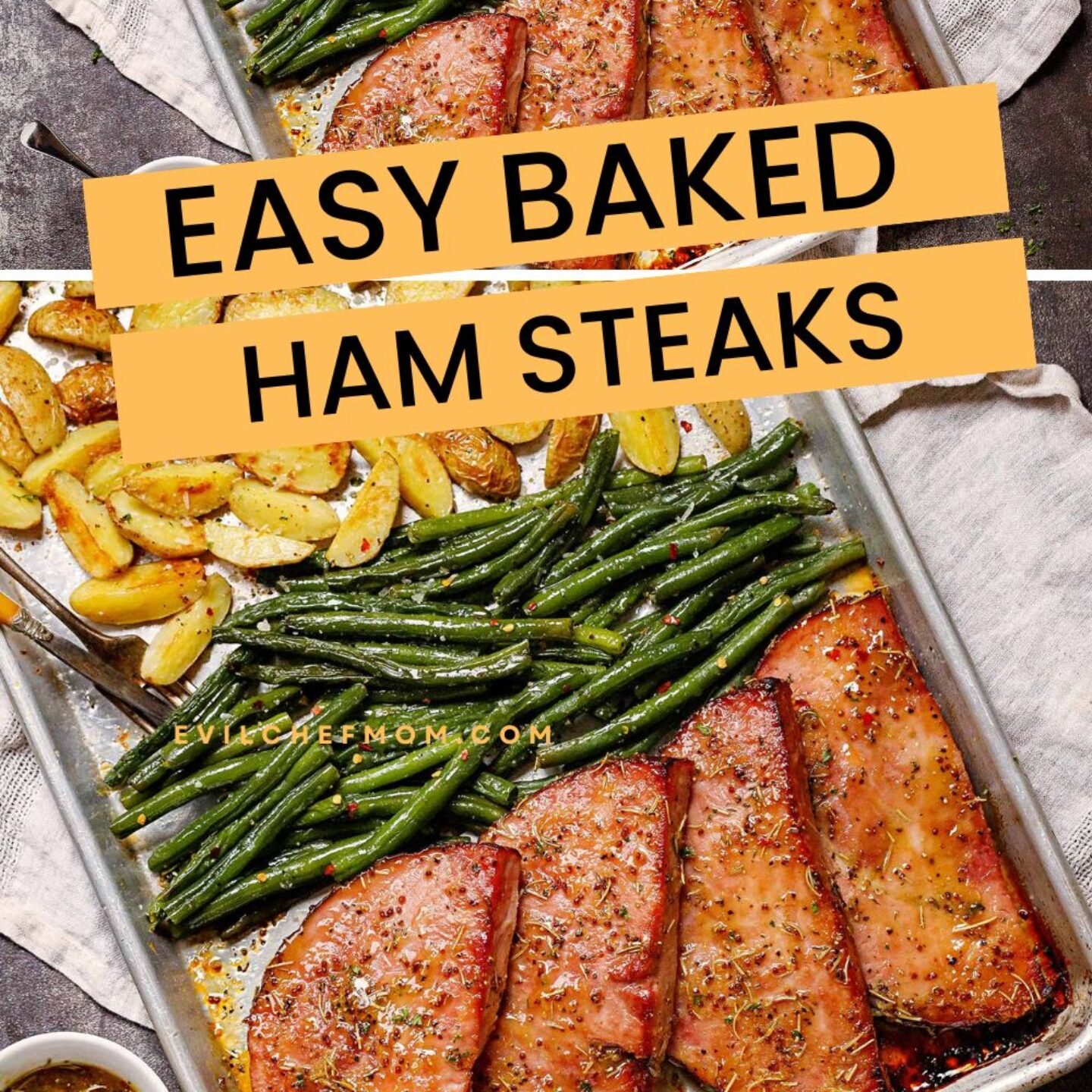 Easy Baked Ham Steaks