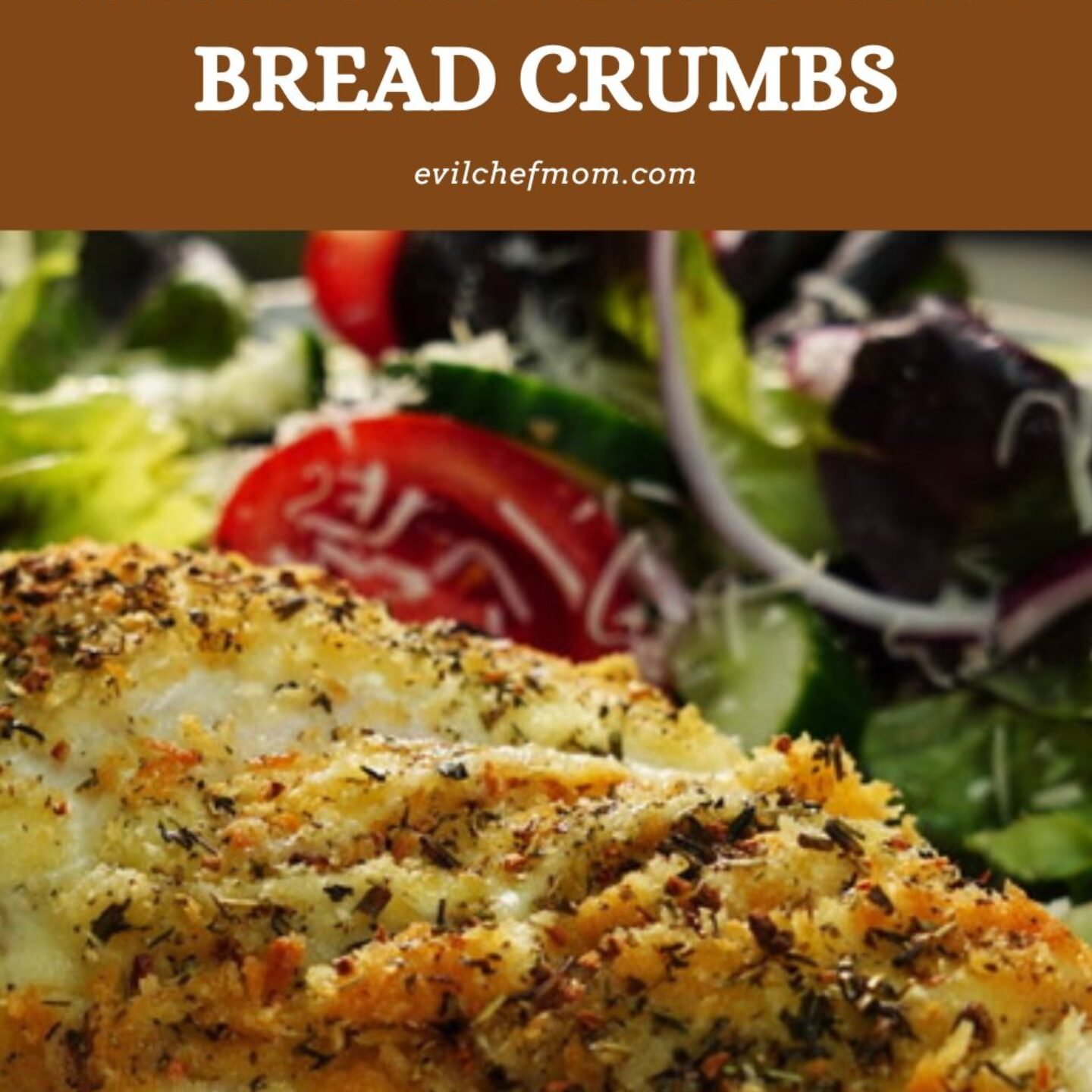 Simple Chicken Mayo with Parmesan and Bread Crumbs