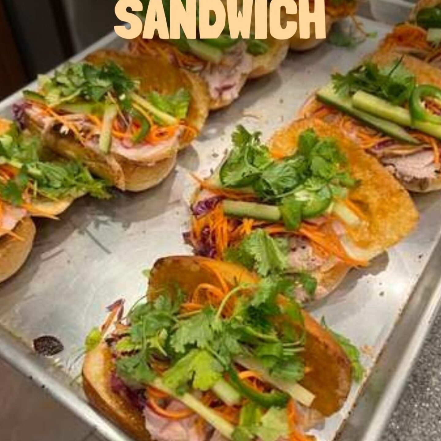 Roasted Pork Bánh Mì (Vietnamese Sandwich)