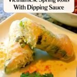 Vietnamese Spring Rolls With Dipping Sauce