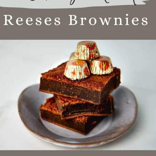2 Ingredient Reeses Brownies