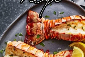 Air Fryer Lobster Tails with Lemon-Garlic Butter