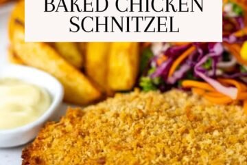 Baked Chicken Schnitzel