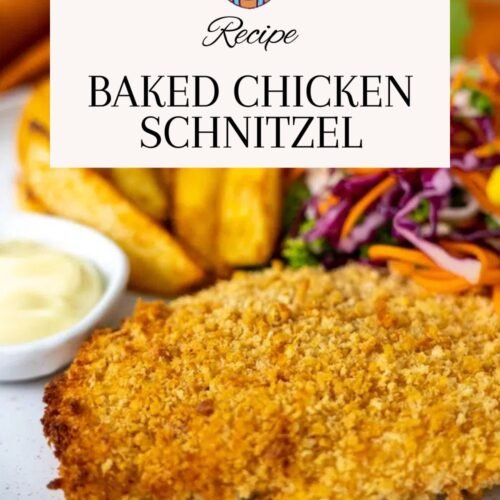 Baked Chicken Schnitzel