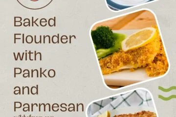Baked Flounder with Panko and Parmesan