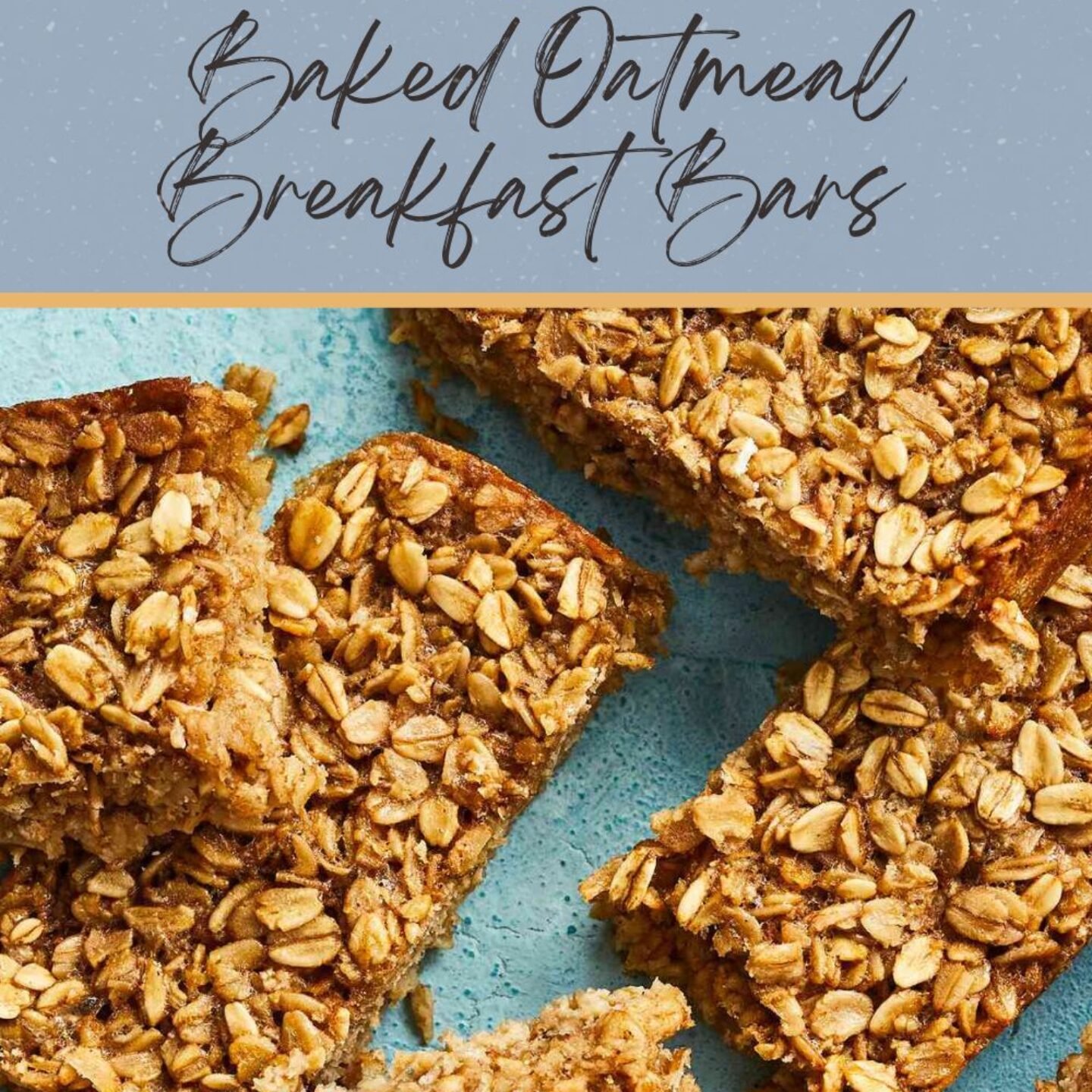 Baked Oatmeal Breakfast Bars