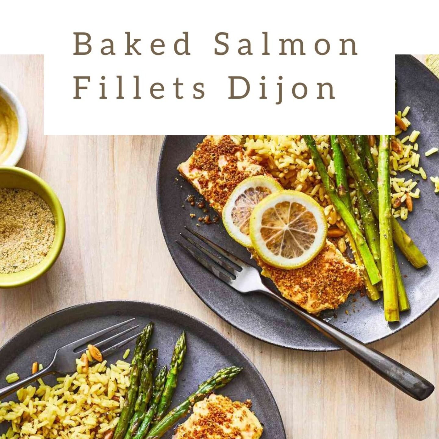 Baked Salmon Fillets Dijon