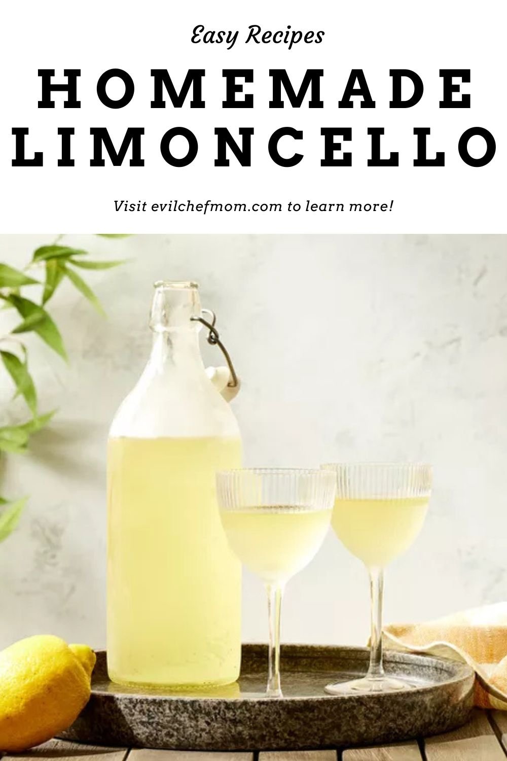 Homemade Limoncello