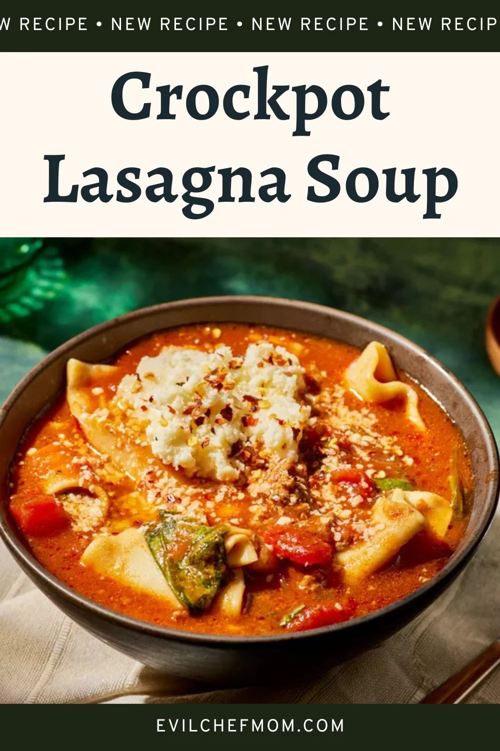Crockpot Lasagna Soup