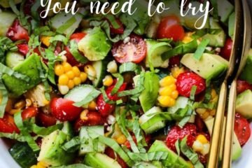 Summer Salad With Corn, Strawberries & Avocado