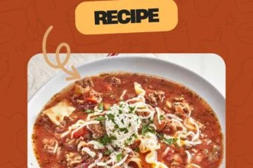 Easy Slow Cooker Lasagna Soup