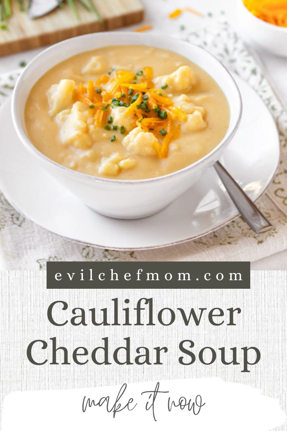 Cauliflower Cheddar Soup