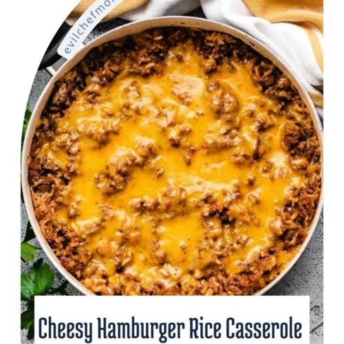 Cheesy Hamburger Rice Casserole