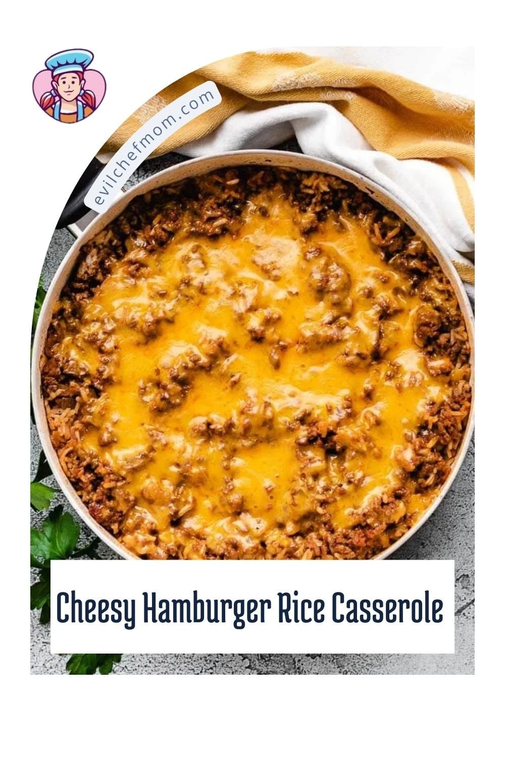 Cheesy Hamburger Rice Casserole