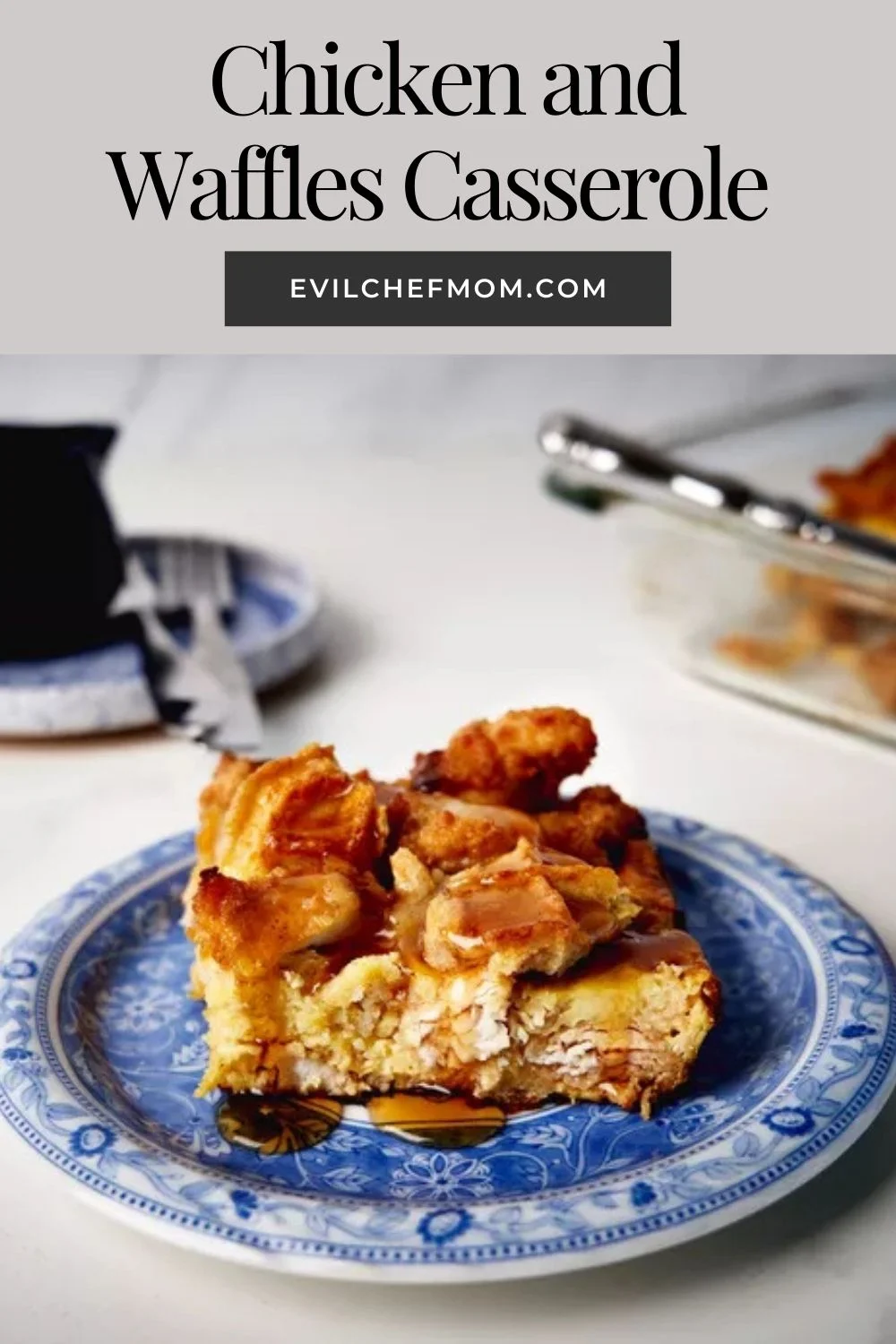 Chicken and Waffles Casserole