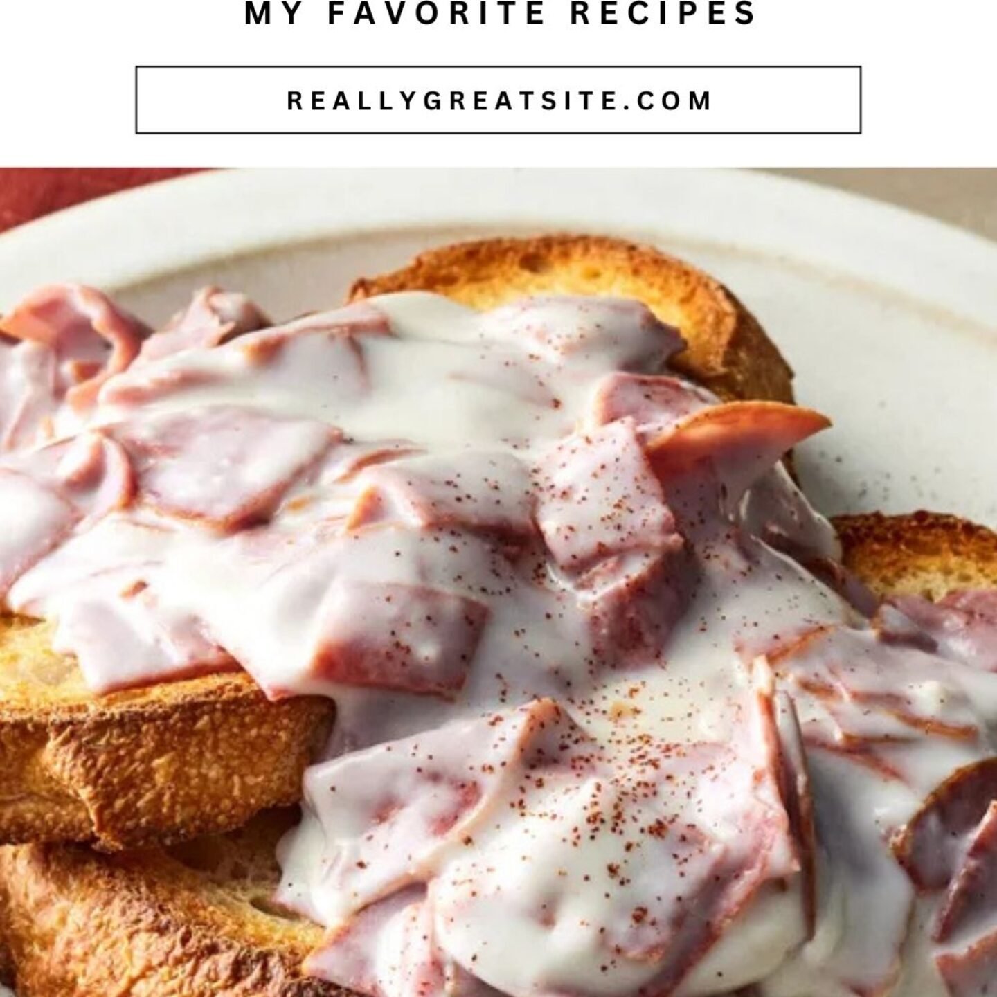 Creamed Chipped Beef on Toast