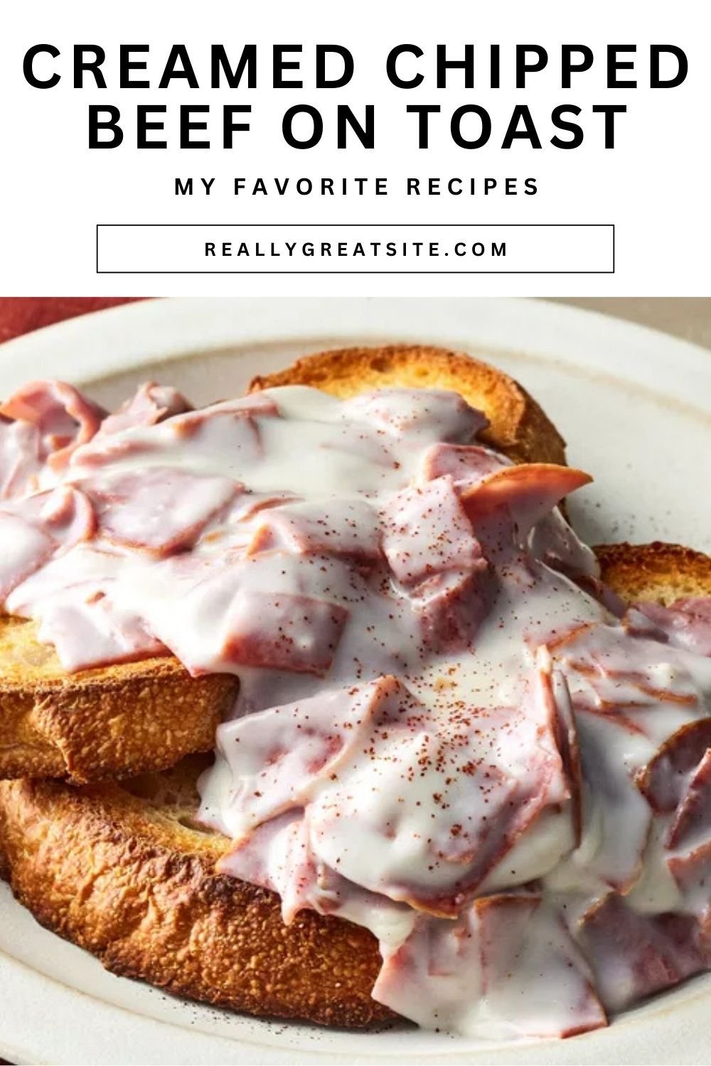Creamed Chipped Beef on Toast