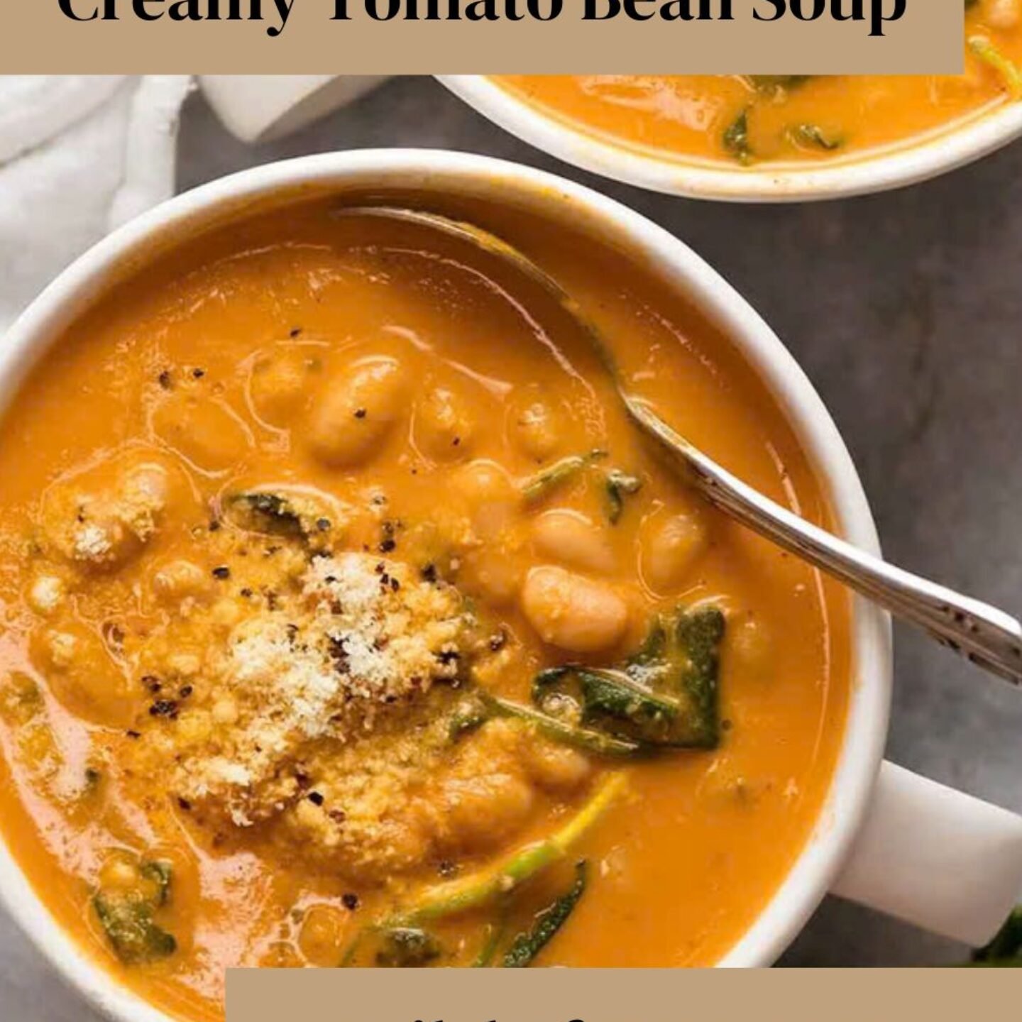 Creamy Tomato Bean Soup