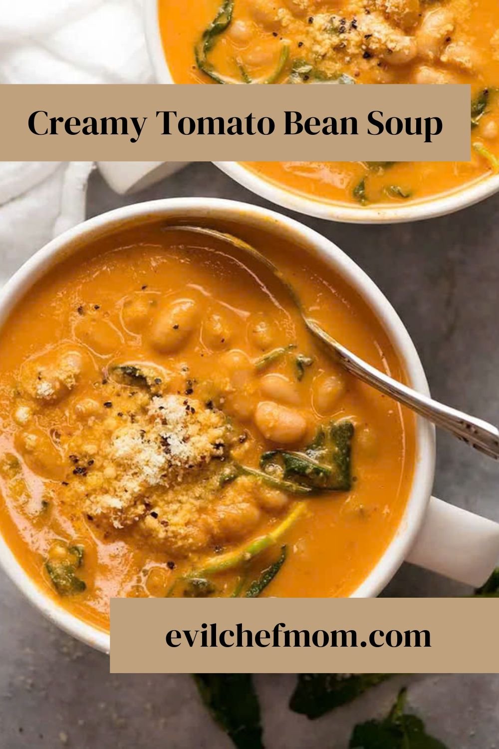 Creamy Tomato Bean Soup