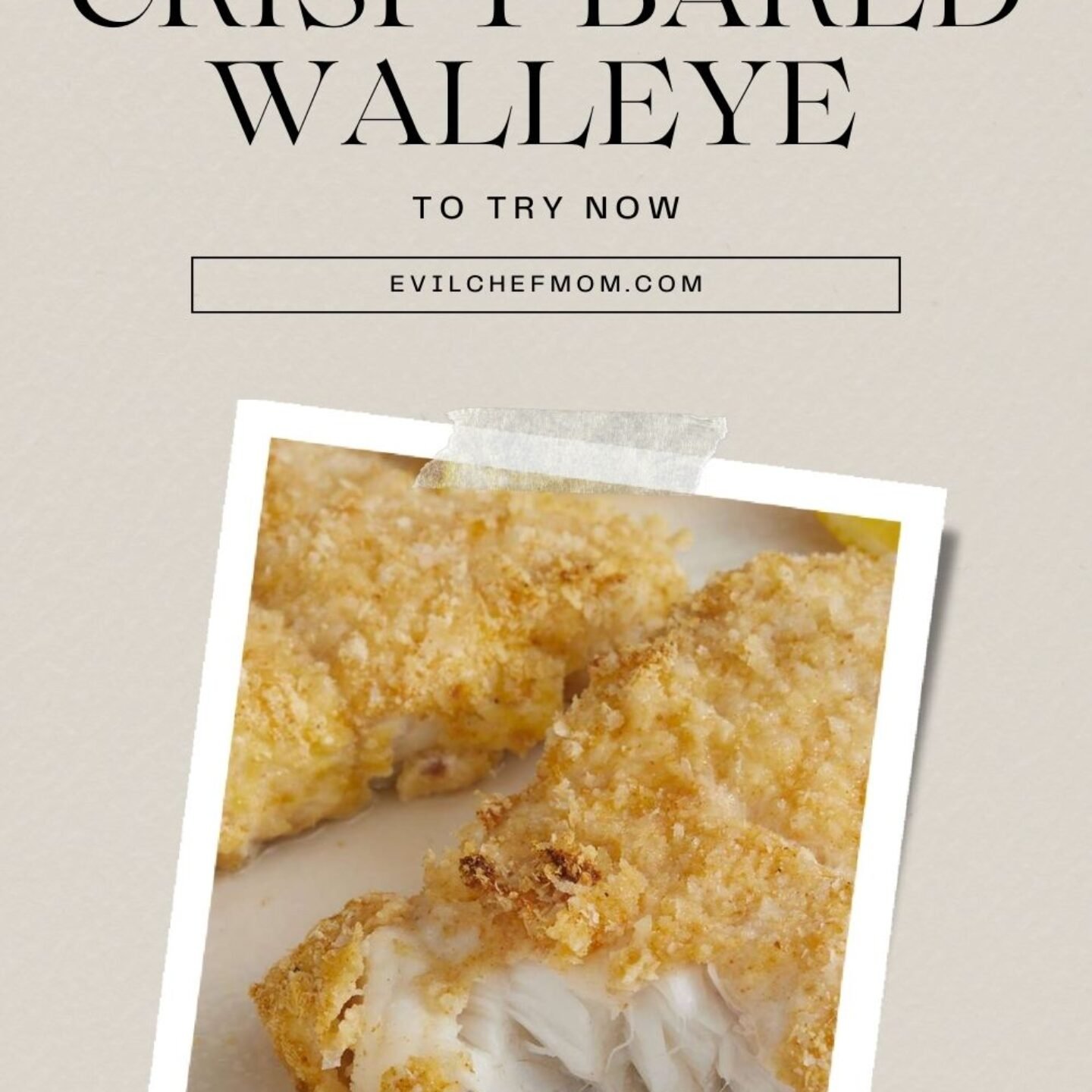 Crispy Baked Walleye