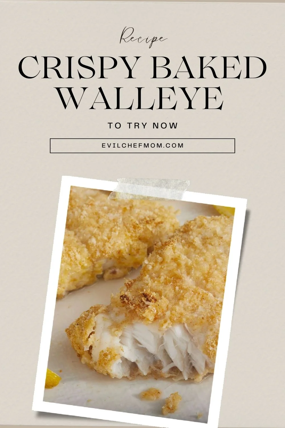 Crispy Baked Walleye
