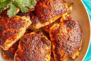 Easy Baked Chicken Thighs