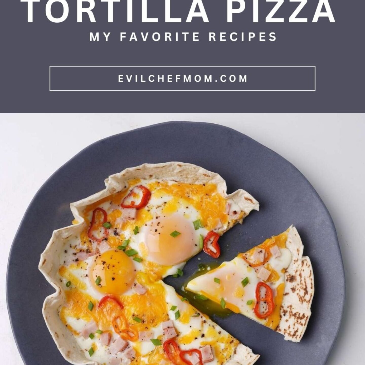 Easy Breakfast Tortilla Pizza
