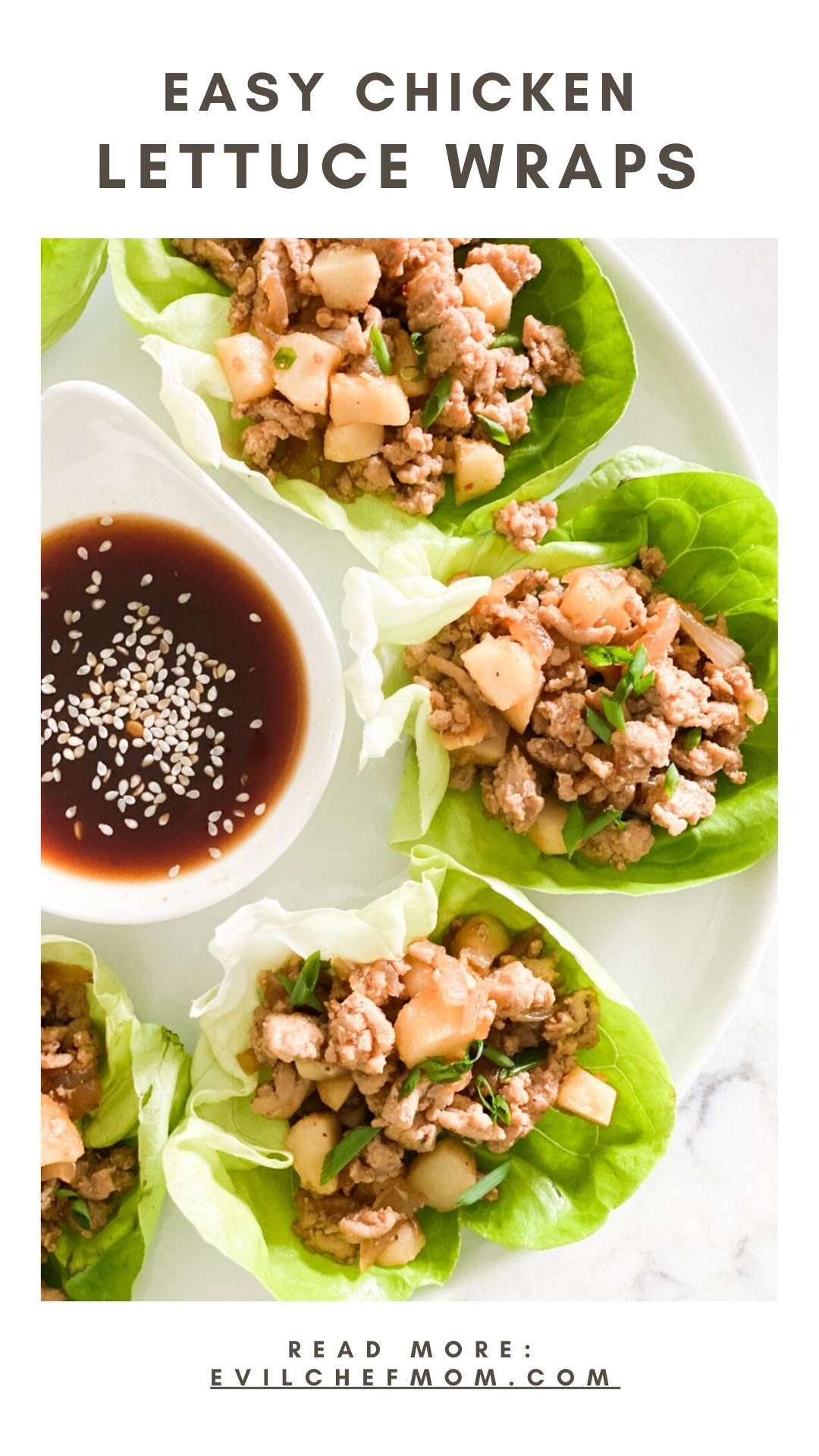 Easy Chicken Lettuce Wraps