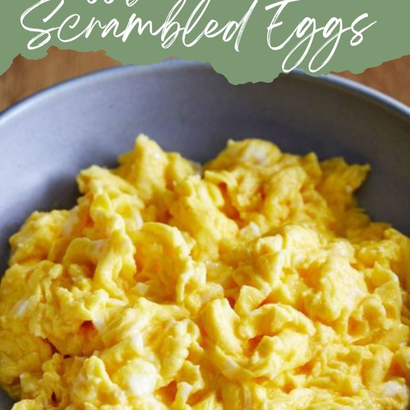 Fluffy Microwave Scrambled Eggs
