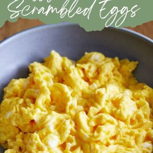 Fluffy Microwave Scrambled Eggs