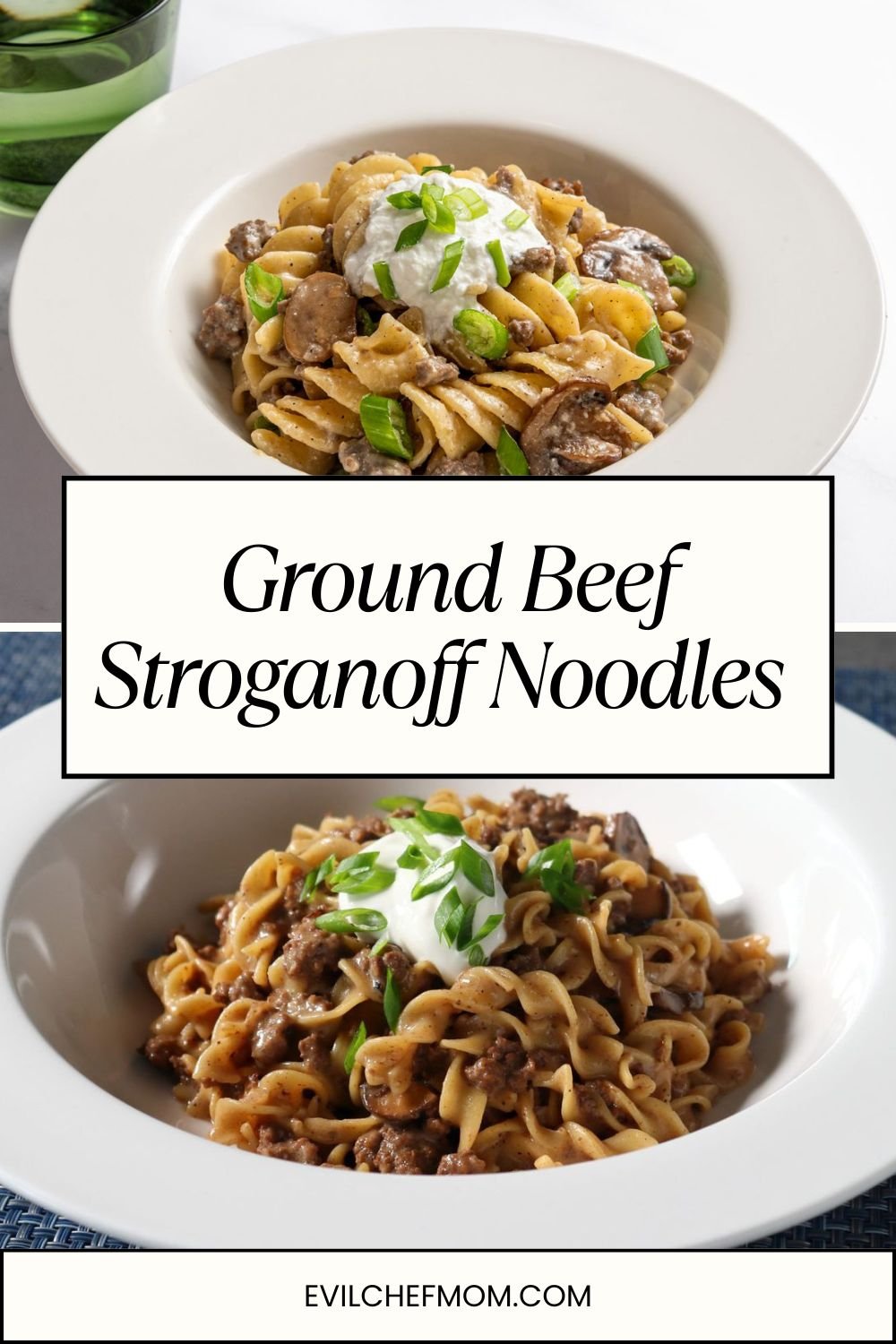 Ground Beef Stroganoff Noodles