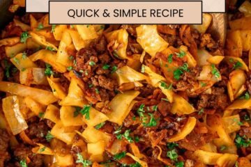 Ground Beef and Cabbage