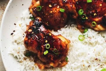 Honey Garlic Chicken Thighs