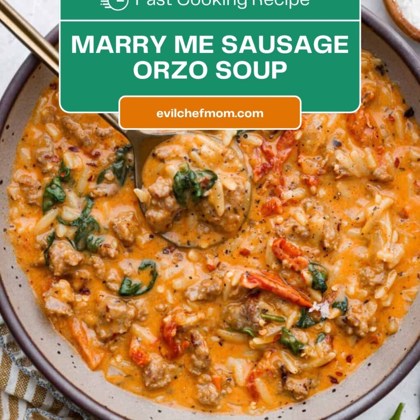 Marry Me Sausage Orzo Soup