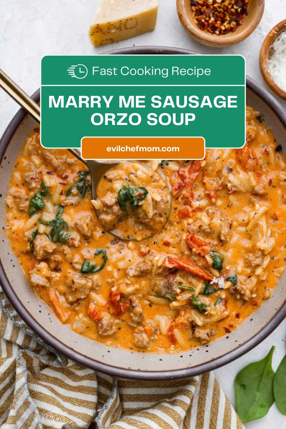 Marry Me Sausage Orzo Soup