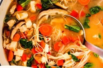 Miso Chicken Noodle Soup