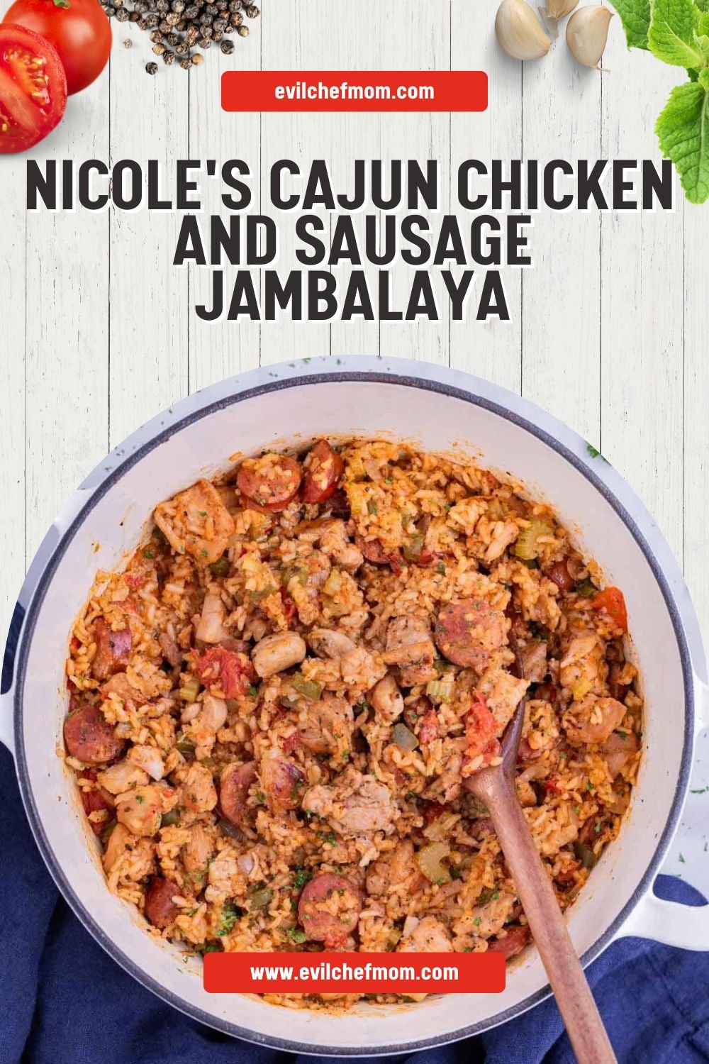 Nicole's Cajun Chicken and Sausage Jambalaya