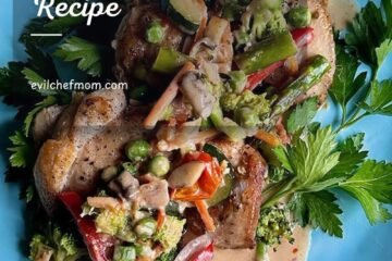 One-Pan Creamy Parmesan Chicken and Vegetables